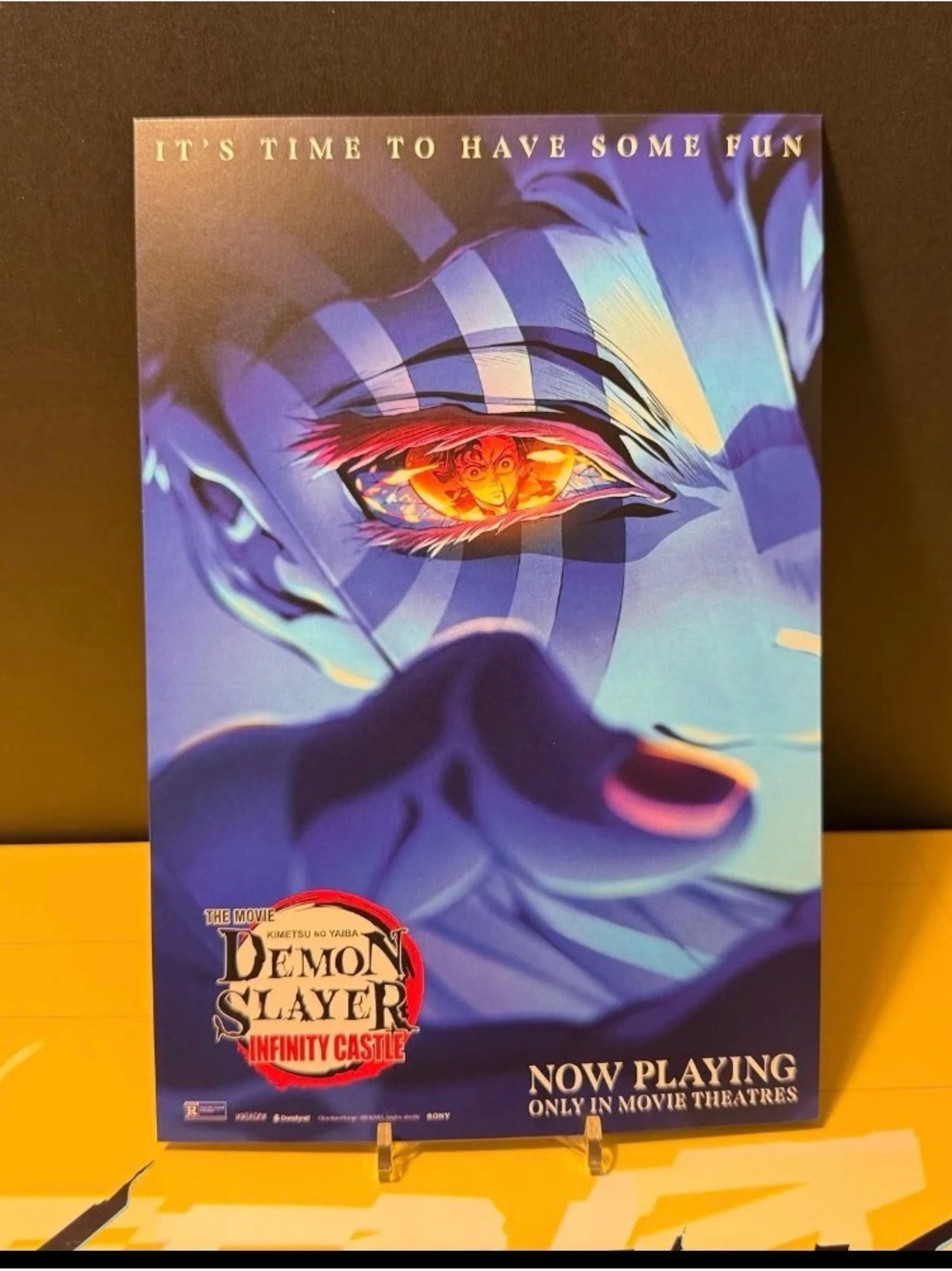 Demon Slayer Infinity Castle Movie - 9x6” Post Card CINEMARK PROMO-AKAZA TANJIRO